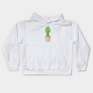 Watercolor Saguaro Kids Hoodie